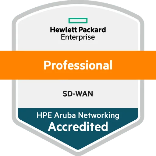 Aruba Accredited SD-WAN Professional — Hewlett Packard Enterprise